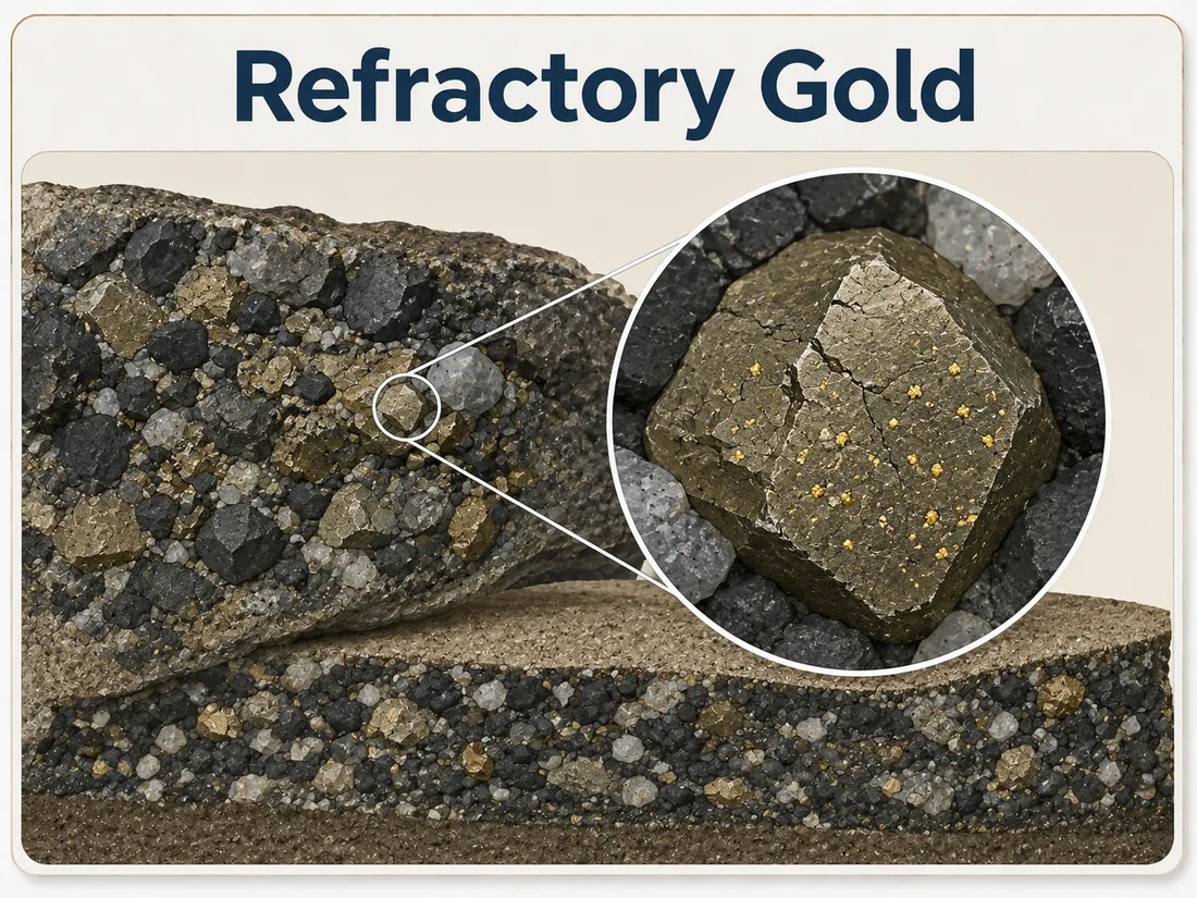 Refractory gold