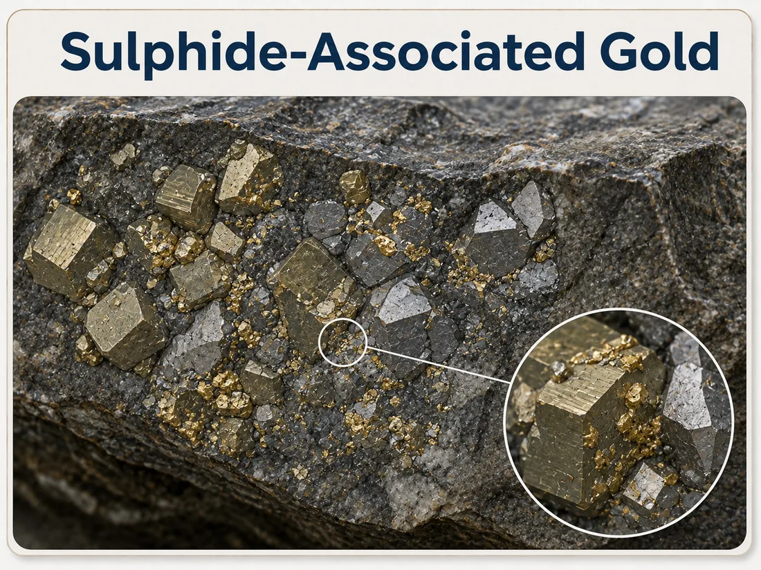 Sulphide-associated gold
